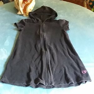 Girls black cover up